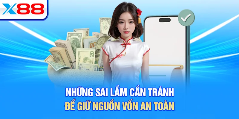 Những sai lầm cần tránh để giữ nguồn vốn an toàn